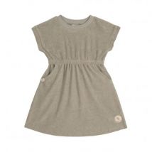 Laessig - Jurkje in terry badstof - Olive 62/68