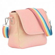 Caramel & Cie - Glitter schoudertasje - Corail paillette