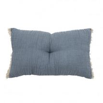 Bloomingville - Adita Kussen - Blauw - Katoen