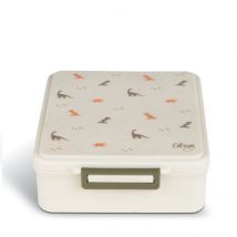 Citron - Lunchbox met isothermische lunchpot - White dino