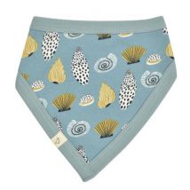 Pigeon - Omkeerbaar bandana slabbetje - Blue Shells