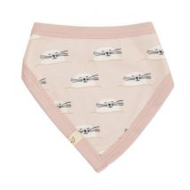 Pigeon - Omkeerbaar bandana slabbetje - Roze zeehondjes