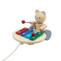 Plan Toys - Plan Toys trekspeeltje - Muzikale Beer