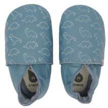 Bobux - Kinderslofjes - Soft Sole - Dino Blue S (3-9 maanden)