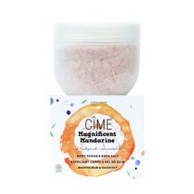 CîME - Verkwikkende bodyscrub en natuurlijk badzout - Magnificent Mandarine - 450 g