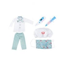 Great Pretenders - Dokter Kostuum Met Accessoires - Groen 5-6 jaar