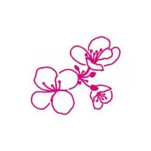 MIMI'lou - Mini muursticker roze MINI flowers