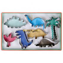 Meri Meri - Set van 7 koekjesvormen - Dinky Dinosaurs