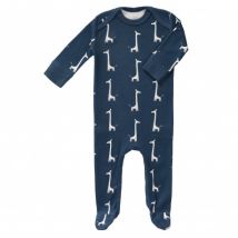 Fresk - Baby pyjama met voetjes - Giraf indigo blue 0-3 maanden