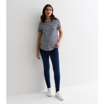 Women's Maternity Indigo Lift & Shape Under Bump Emilee Jeggings New Look