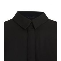 Petite Black Long Sleeve Shirt New Look