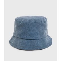 Men's Only & Sons Blue Acid Wash Bucket Hat New Look