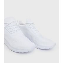 Men's White Lightweight Trainers New Look
