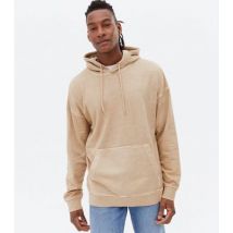 Men's Only & Sons Stone Relaxed Fit Hoodie New Look