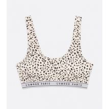 Light Brown Leopard Print Crop Top New Look