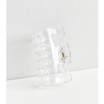 Clear Cut Out Large Hair Claw Clip New Look