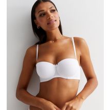 Women's White Strapless Bra New Look