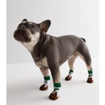 Brown Christmas Pudding Dog Socks New Look