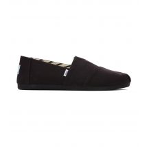 Women's Black Canvas Slip On Espadrilles Toms New Look