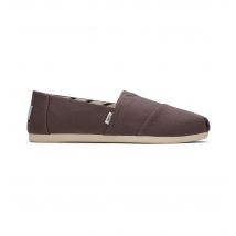 Women's Pale Grey Canvas Slip On Espadrilles Toms New Look