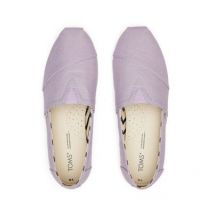 TOMS Lilac Canvas Slip On Espadrilles New Look