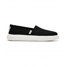 Women's Black Canvas Slip On Espadrilles Toms New Look