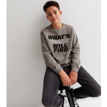 Grey Logo Sweatshirt Name It New Look