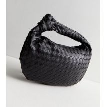 Public Desire Black Woven Top Handle Bag New Look