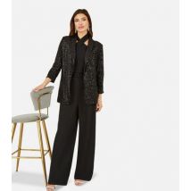 Yumi Black Sequin Blazer New Look