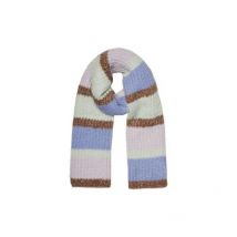 Vero Moda Bright Blue Stripe Chunky Knit Scarf New Look