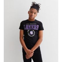 Name It Black Crew Neck Los Angeles Lakers Logo T-Shirt New Look