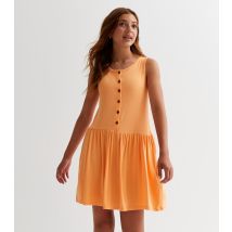 Orange Button Front Dress Name It New Look