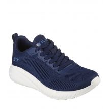 Women's Navy Bobs Squad Chaos Face Off Trainers Skechers New Look