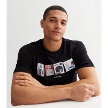 Men's Ben Sherman Black Retro Photographic Logo T-Shirt New Look