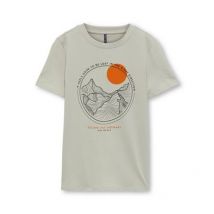 KIDS ONLY Cream Escape the Ordinary Jersey Logo T-Shirt New Look
