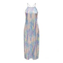 ONLY Blue Abstract Midaxi Slip Dress New Look