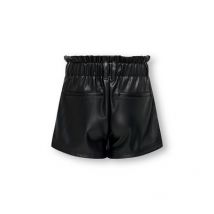 KIDS ONLY Black Leather-Look Shorts New Look