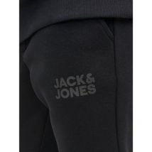 Jack & Jones Junior Black Logo Cuffed Joggers New Look