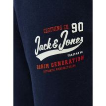 Jack & Jones Junior Navy Logo Cuffed Joggers New Look