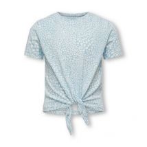 KIDS ONLY Pale Blue Animal Print Tie Front T-Shirt New Look