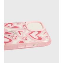 Skinnydip Bright Pink Warped Holographic iPhone Shock Case New Look