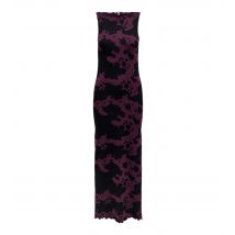 Women's Purple Abstract Print Jersey Bandeau Maxi Dress ONLY New Look