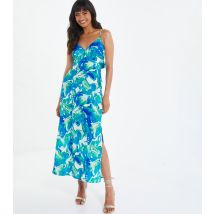 Women's Multicolour Tropical Strappy Maxi Dress Quiz New Look