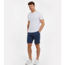 Men's Threadbare Blue Logo Shorts New Look