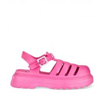 Women's Pink Chunky Jelly Sandals JuJu New Look