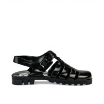 Women's Black Jelly Sandals JuJu New Look