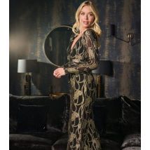 Finding Friday Gold Paisley Wide Leg Jumpsuit New Look