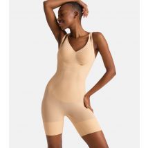 Women's Pale Pink Open Bust Shaping Bodsyuit Dorina New Look