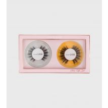 Black Faux Mink Strip Lashes Glow Up Set OH MY LASH New Look