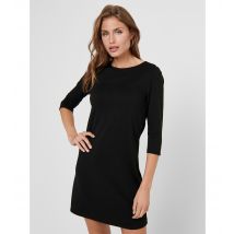 Women's Black Jersey 3/4 Sleeve Mini Dress ONLY New Look
